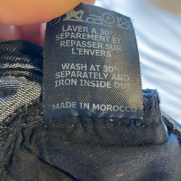 Isabel Marant Etoile 1501 Corduroy Low Rise Pants Women’s Size 4 Y2K Black - Picture 8 of 8